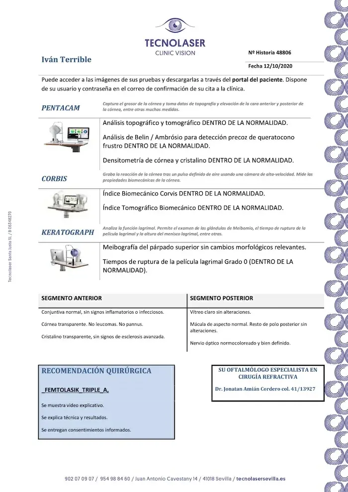 Personalización de mensajes a pacientes, informes, recetas, formularios...
