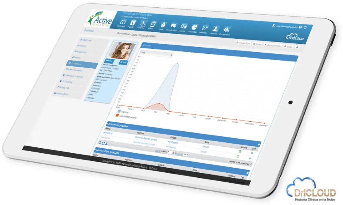 Reconocimiento facial  en la nueva App DriCloud