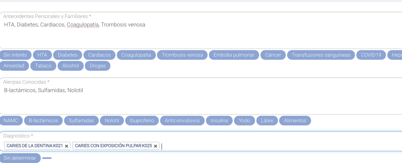 DriCloud: CIE10 y voz a texto