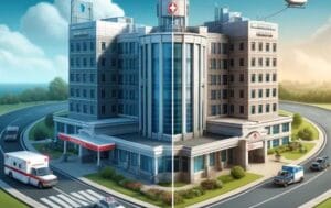 Comparación entre clínica y hospital: diferencias y características