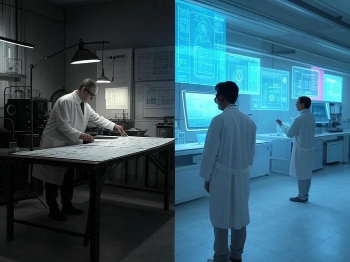 Ilustración sobre las tendencias clave que influirán en la investigación médica en 2025