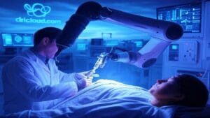 Imagen representando la innovación en la investigación médica y el impacto de la tecnología digital en la atención sanitaria.